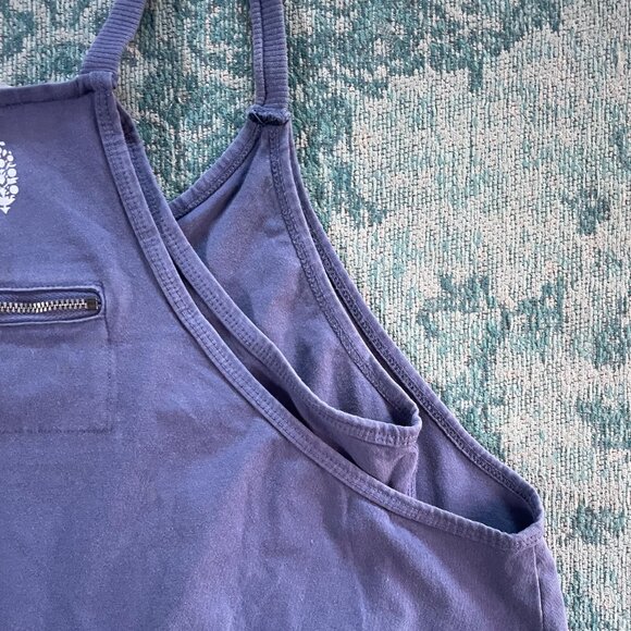 Free People Hot Shot Mini Dress Blue Indigo size Large - Picture 11 of 13